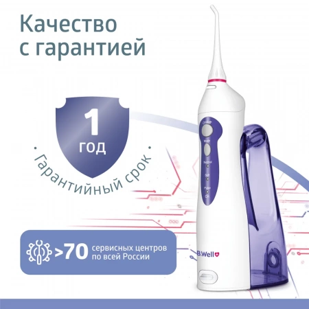 Ирригатор полости рта B.Well WI-911 с увеличенной емкостью 330 мл купить в Чите